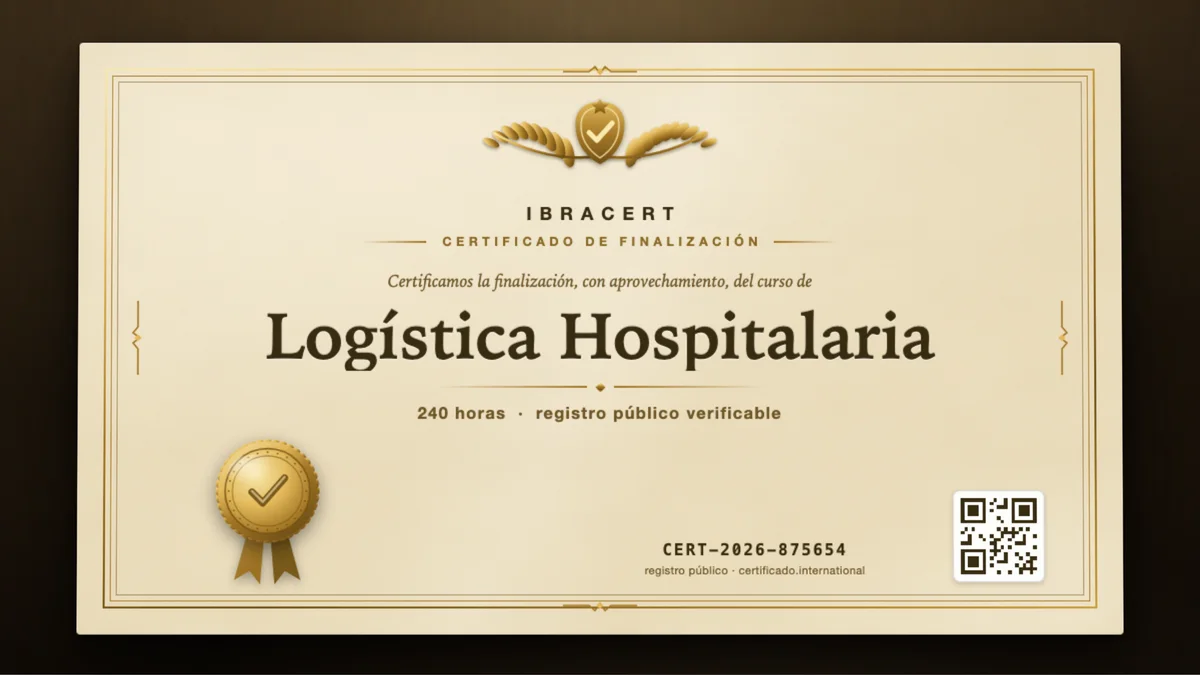 Portada del curso Logística Hospitalaria