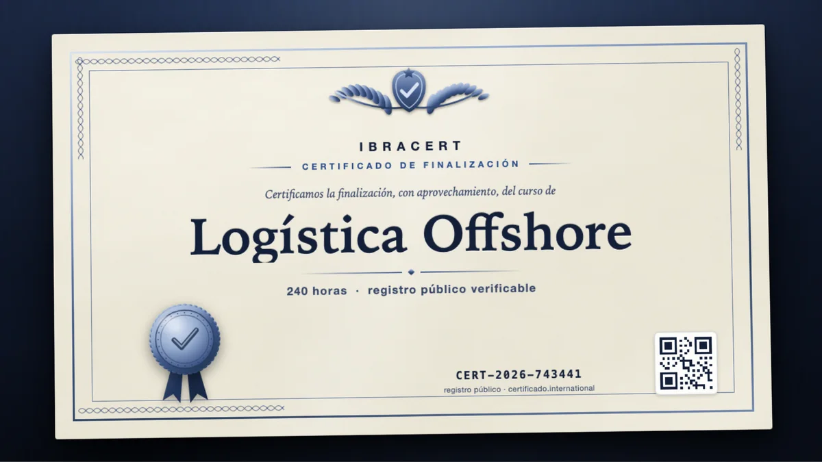 Portada del curso Logística Offshore