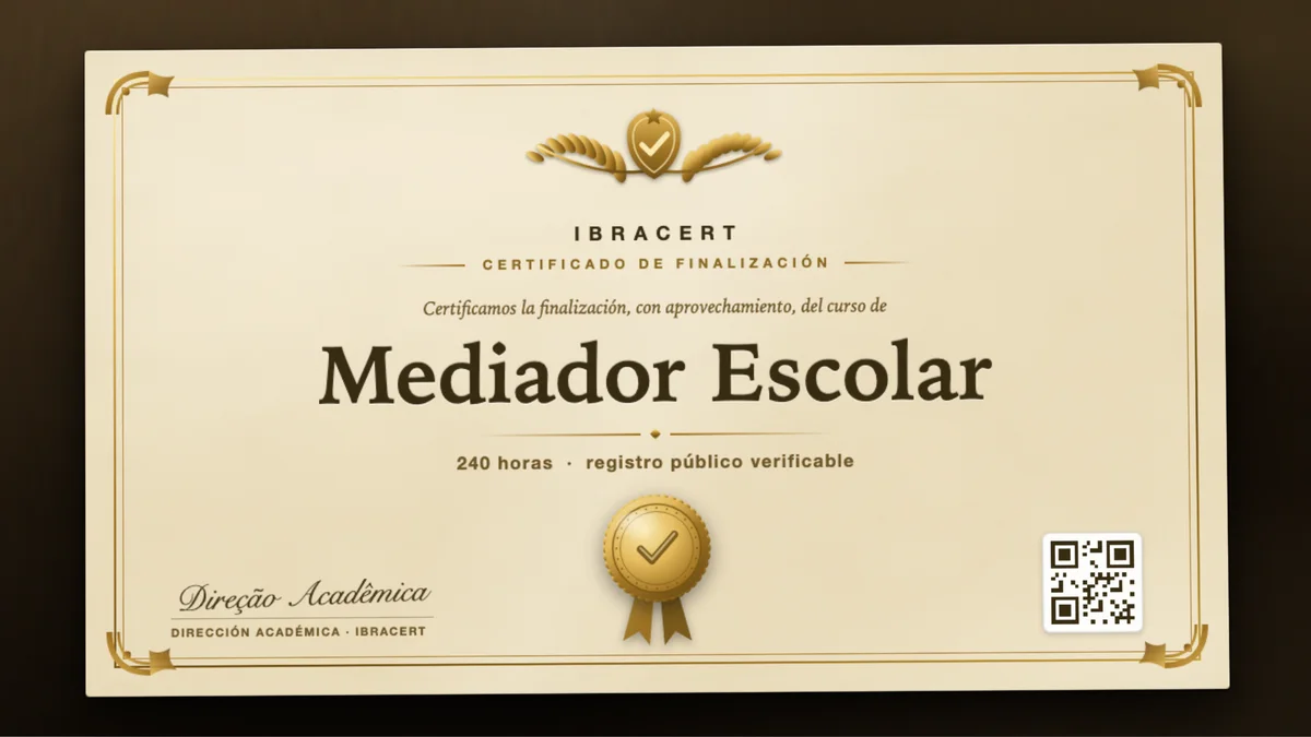 Portada del curso Mediador Escolar