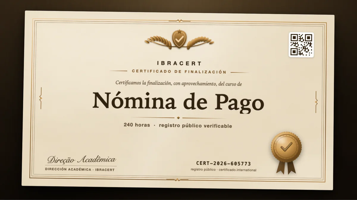 Portada del curso Nómina de Pago