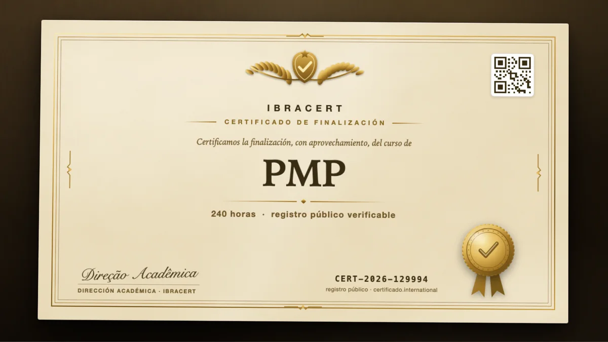 Portada del curso PMP