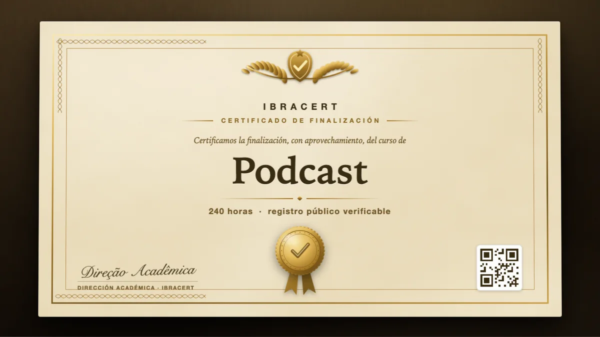 Portada del curso Podcast