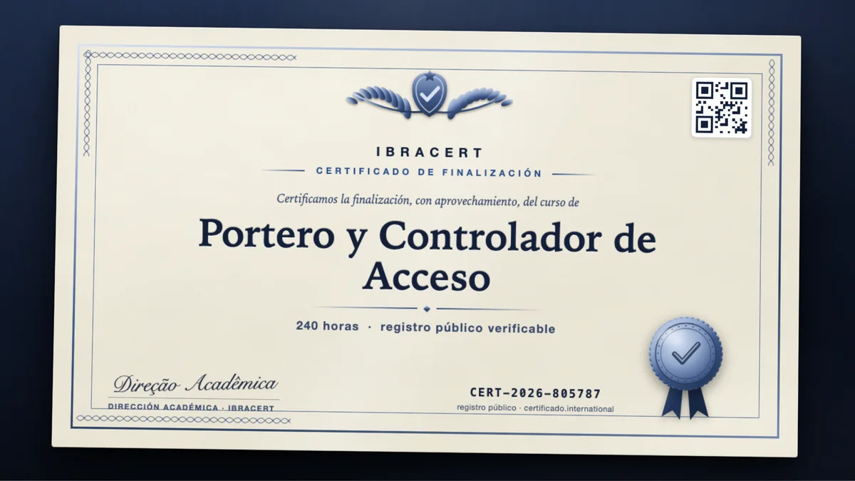 Portada del curso Portero y Controlador de Acceso
