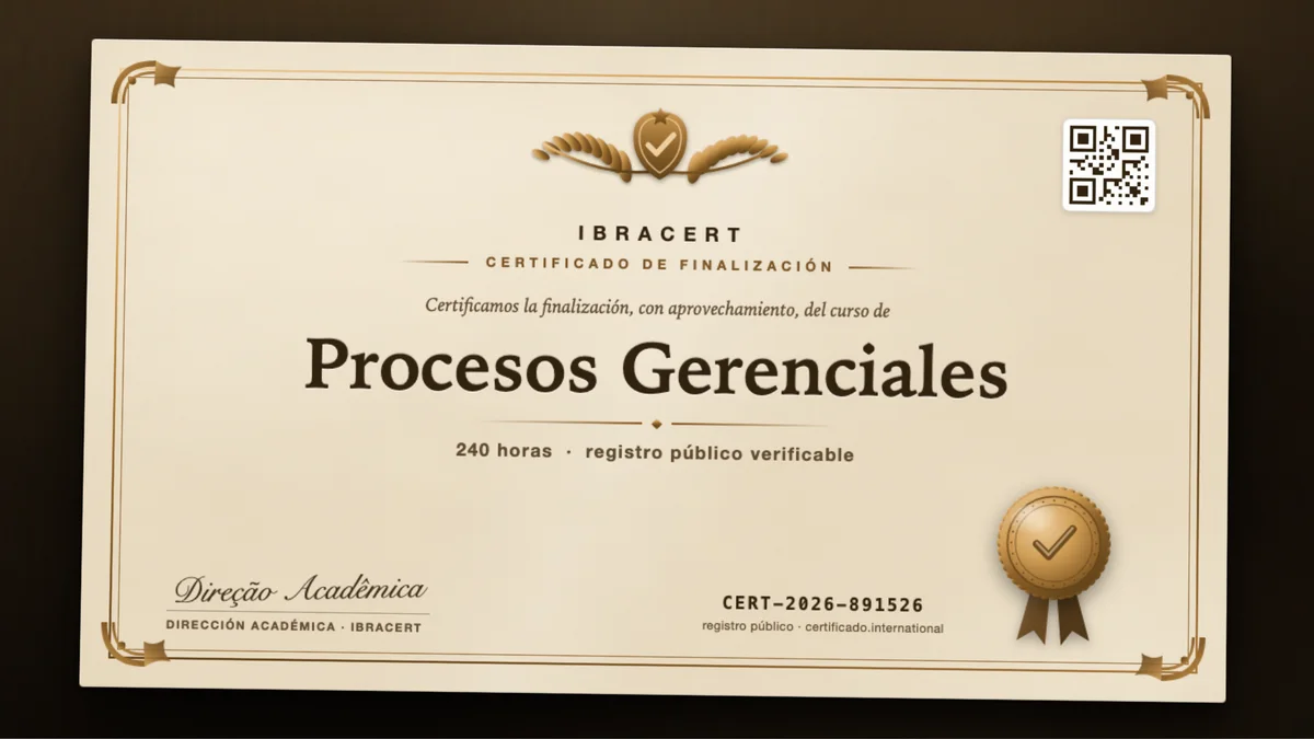 Portada del curso Procesos Gerenciales