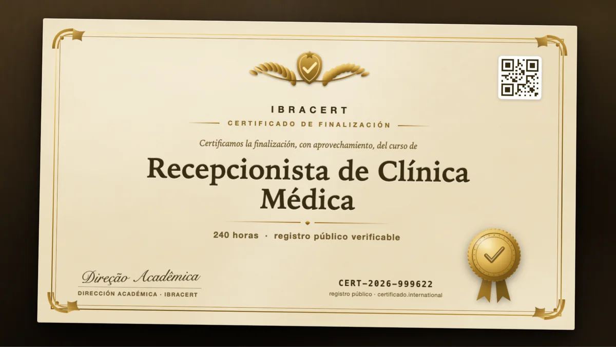 Portada del curso Recepcionista de Clínica Médica