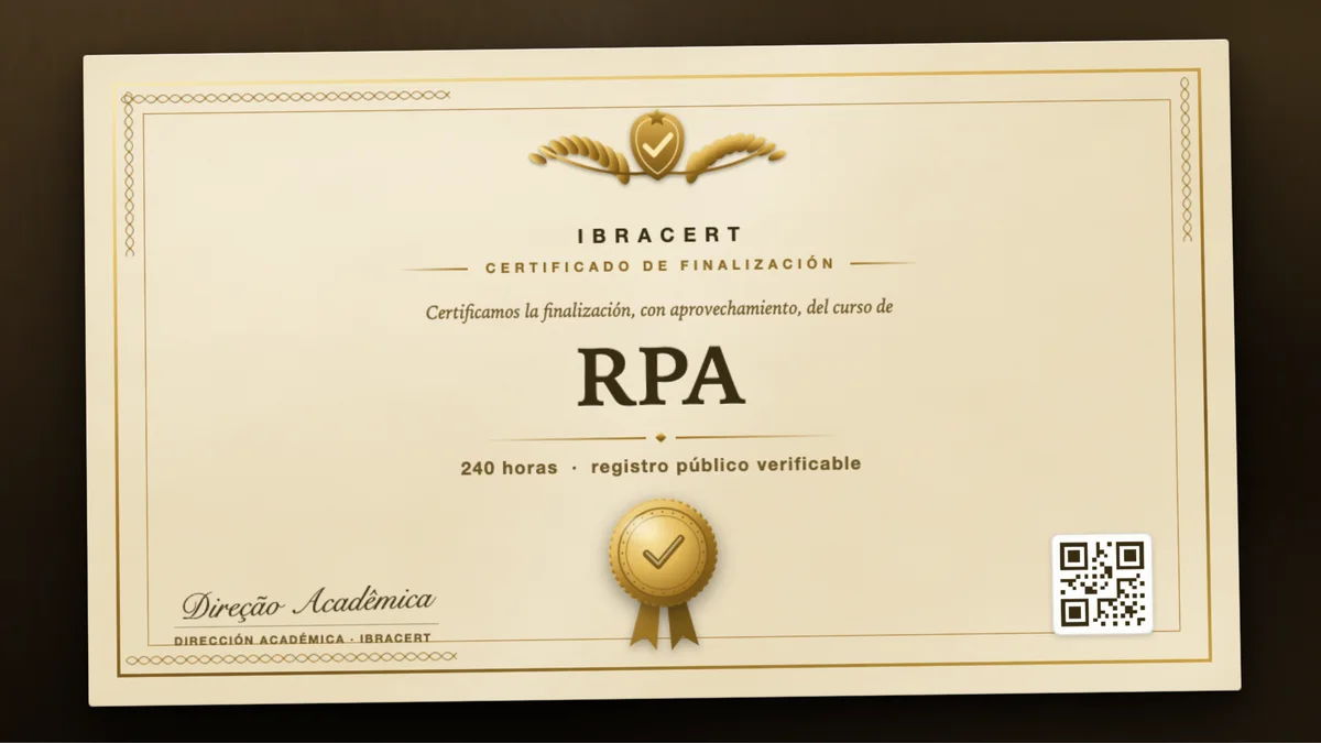 Portada del curso RPA