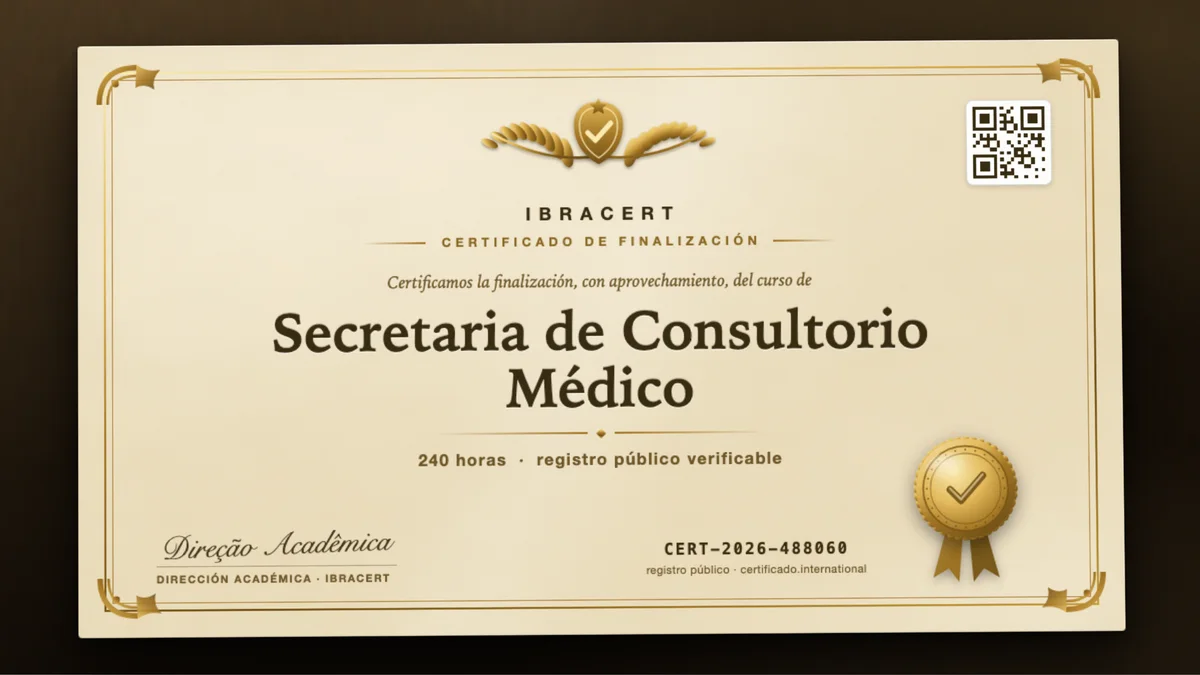 Portada del curso Secretaria de Consultorio Médico
