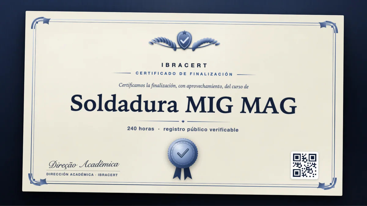 Portada del curso Soldadura MIG MAG