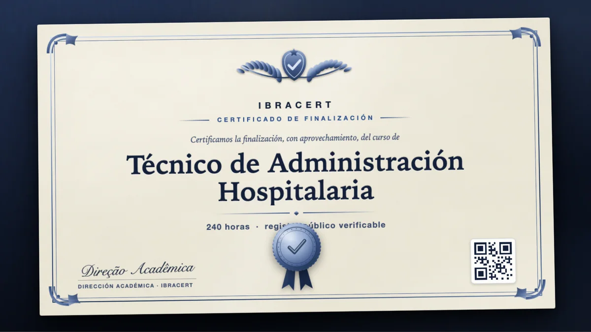 Portada del curso Técnico de Administración Hospitalaria