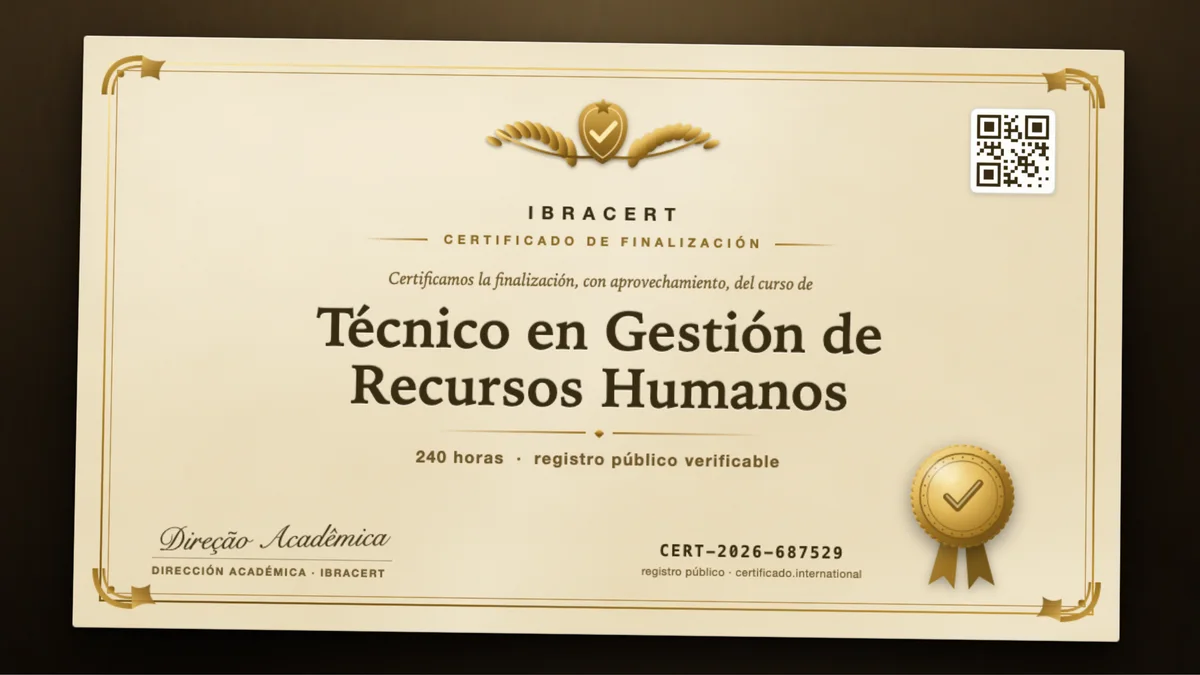 Portada del curso Técnico en Gestión de Recursos Humanos