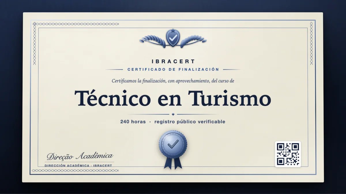 Portada del curso Técnico en Turismo
