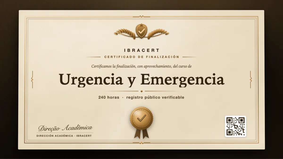 Portada del curso Urgencia y Emergencia