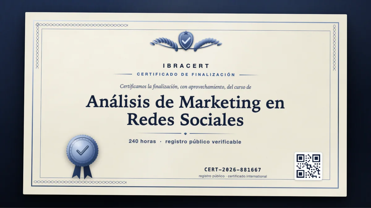 Portada del curso Análisis de Marketing en Redes Sociales