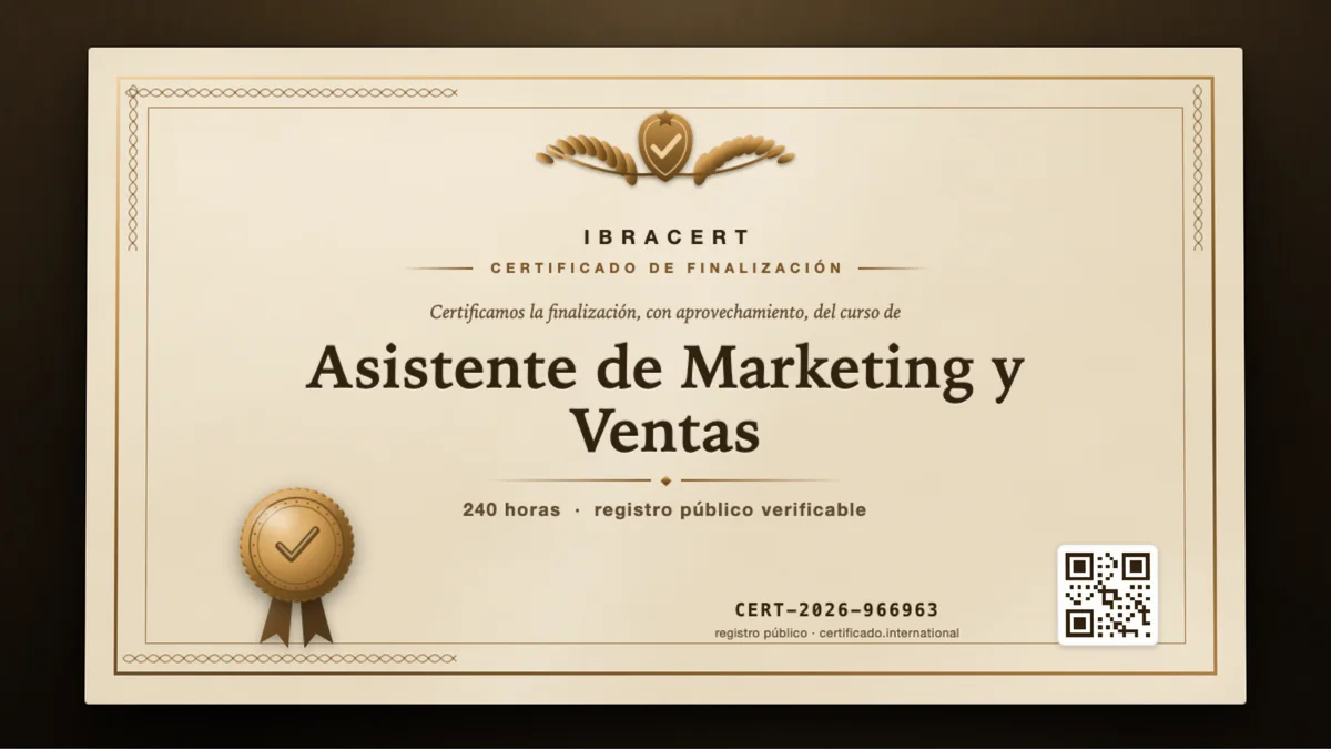 Portada del curso Asistente de Marketing y Ventas