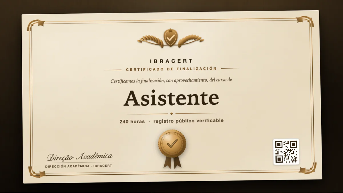 Portada del curso Asistente