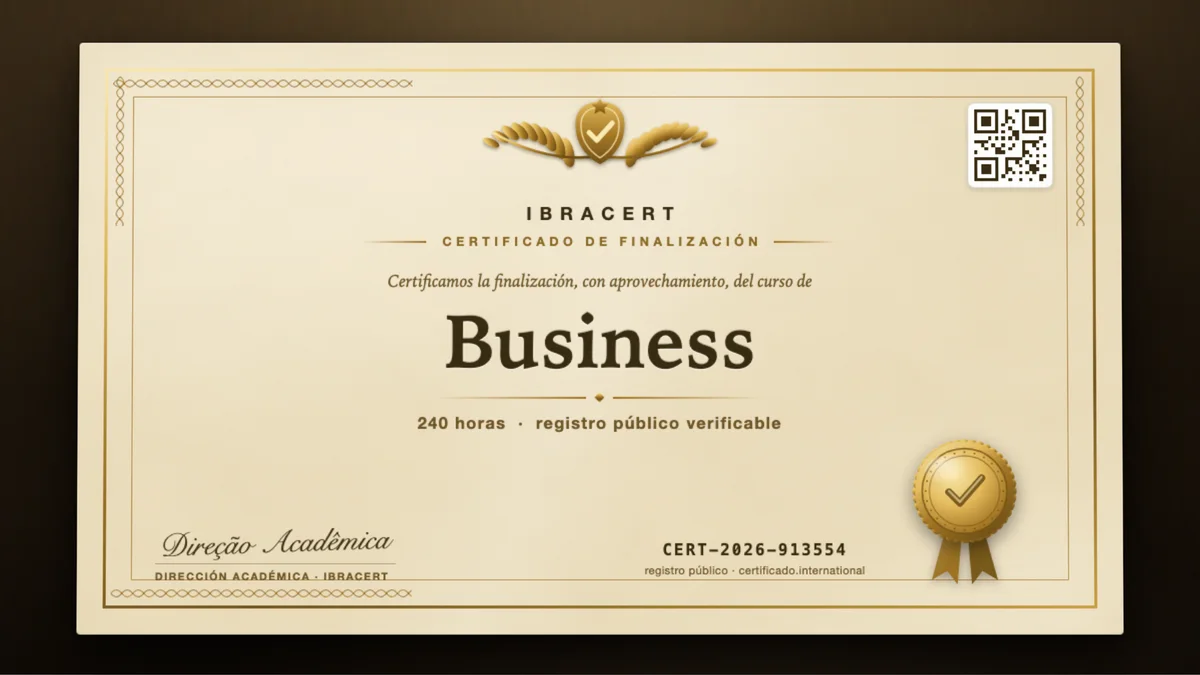 Portada del curso Business