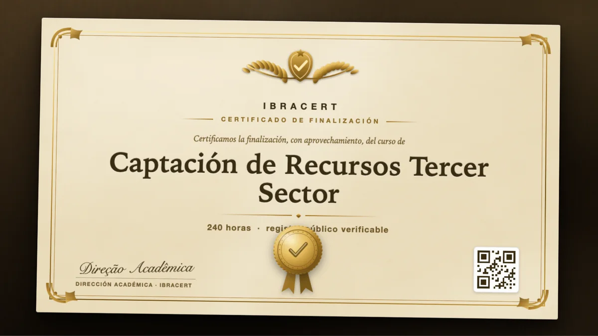 Portada del curso Captación de Recursos Tercer Sector