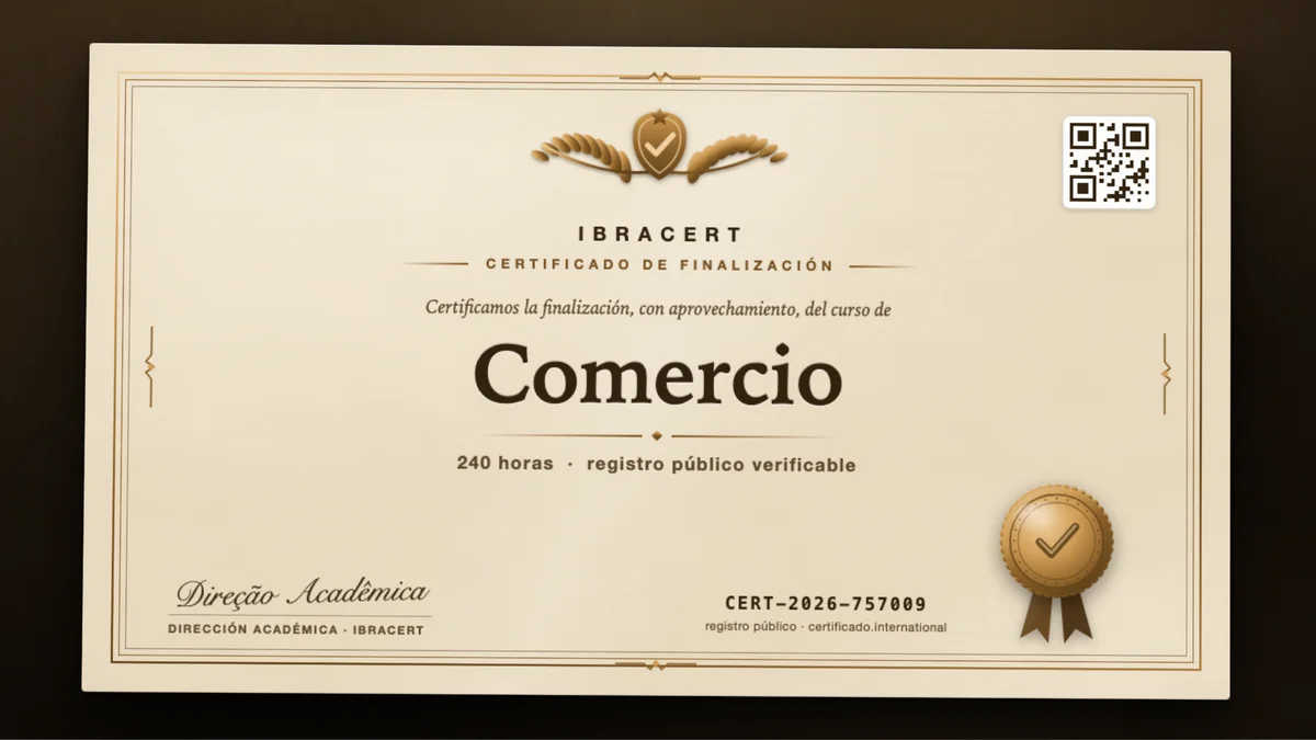 Portada del curso Comercio