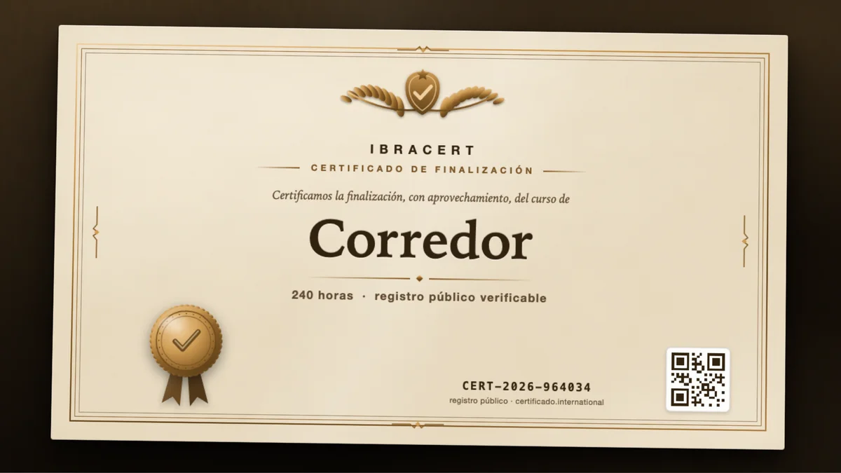 Portada del curso Corredor