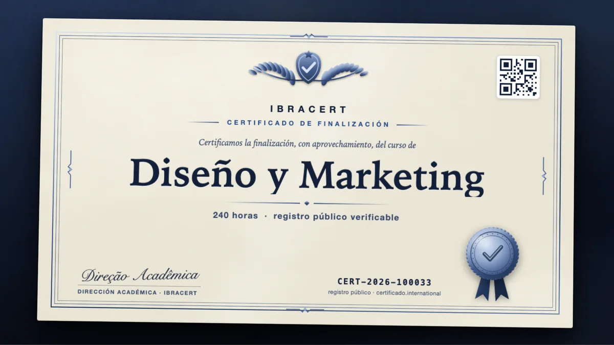 Portada del curso Diseño y Marketing