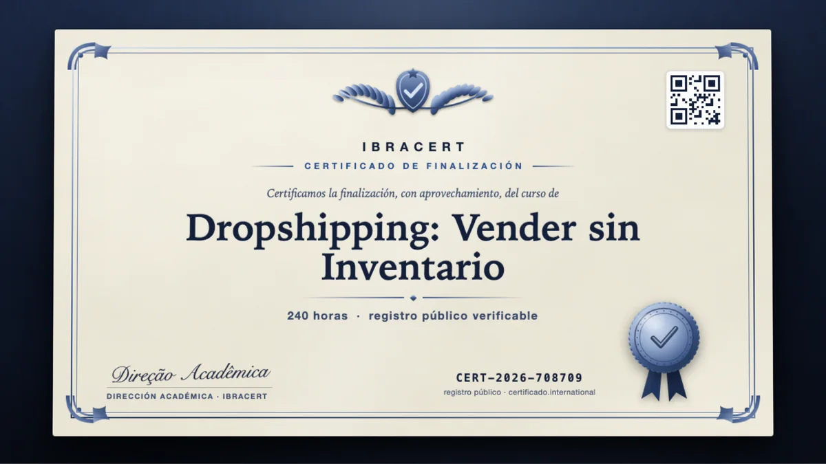 Portada del curso Dropshipping: Vender sin Inventario