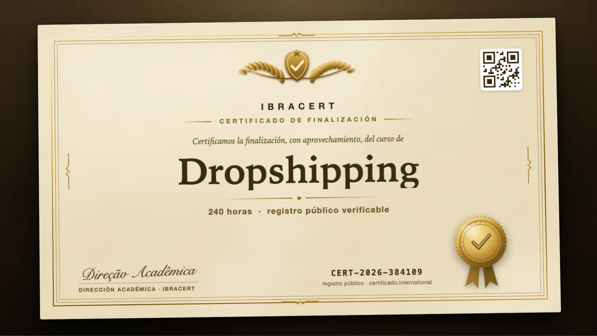 Portada del curso Dropshipping
