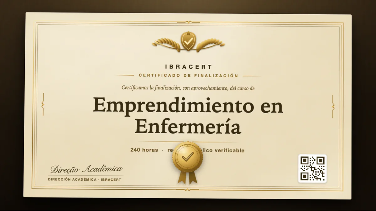 Portada del curso Emprendimiento en Enfermería