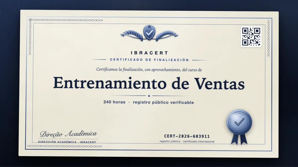 Portada del curso Entrenamiento de Ventas