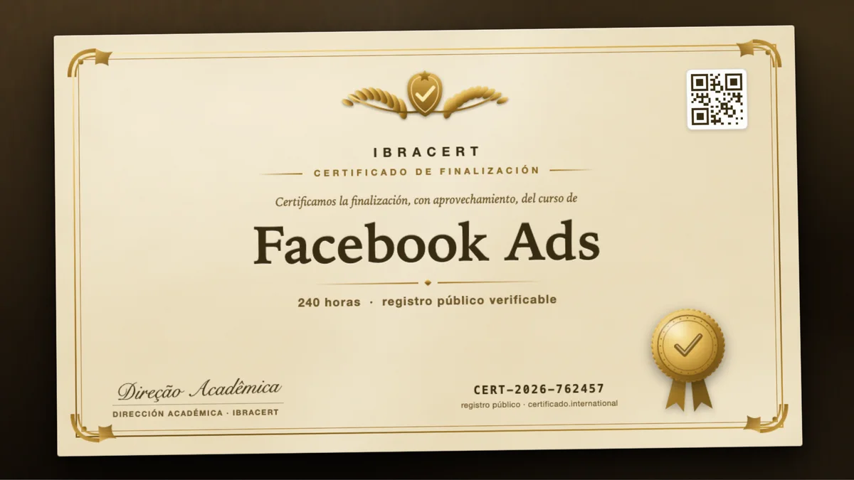 Portada del curso Facebook Ads