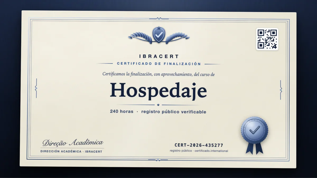 Portada del curso Hospedaje