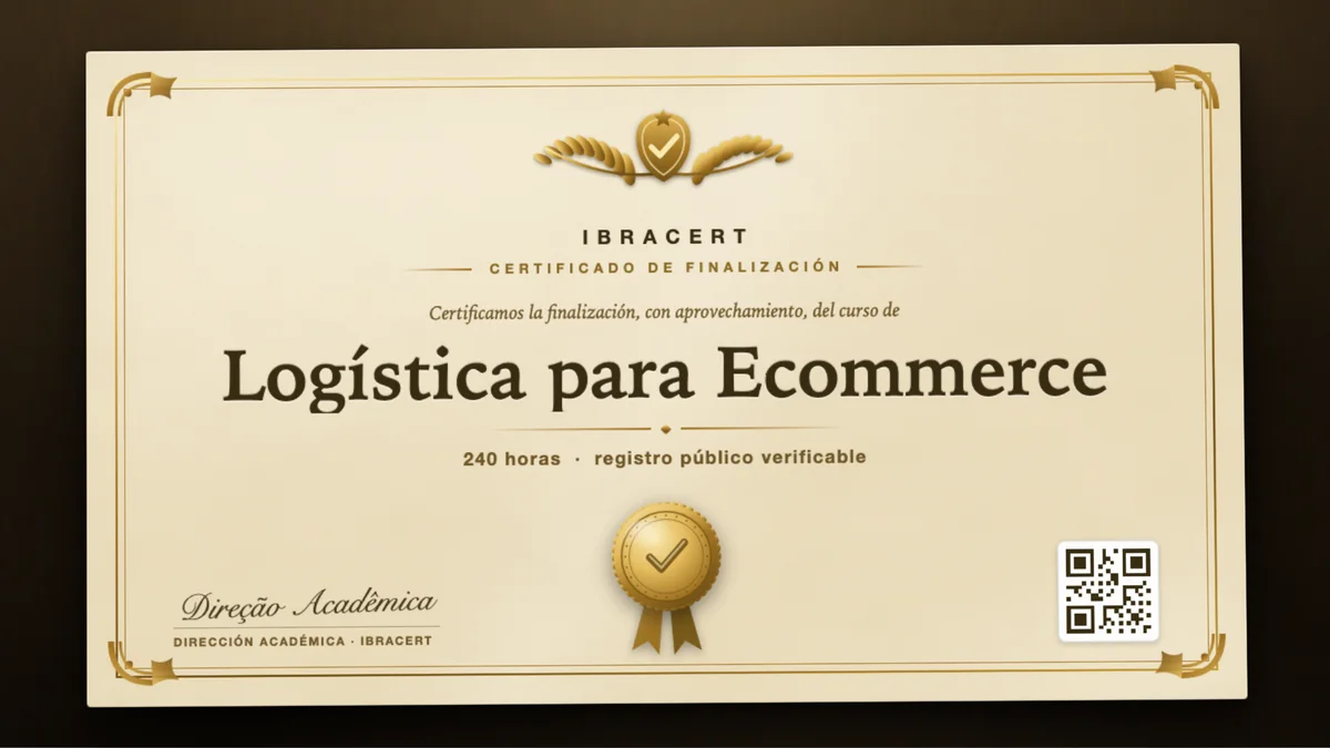 Portada del curso Logística para Ecommerce