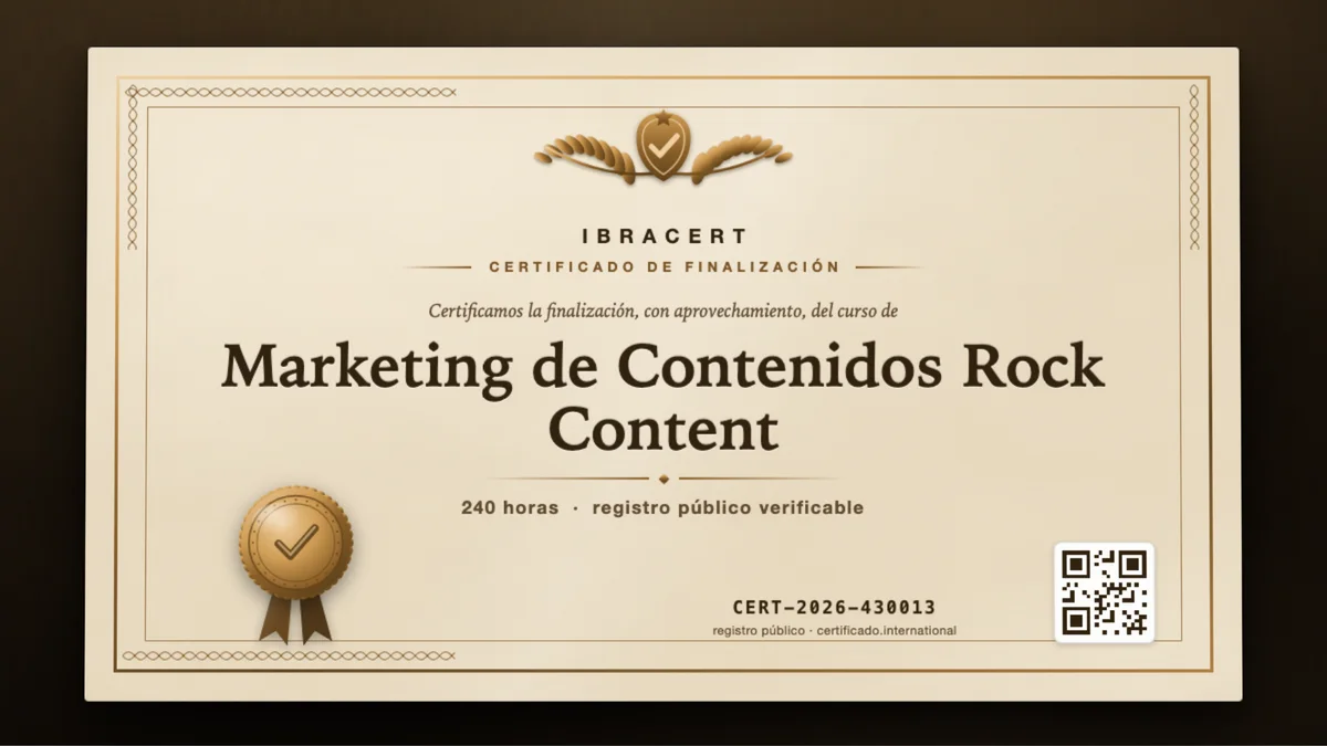 Portada del curso Marketing de Contenidos Rock Content