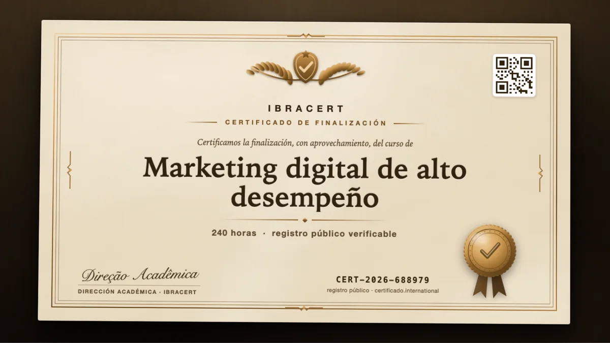 Portada del curso Marketing digital de alto desempeño