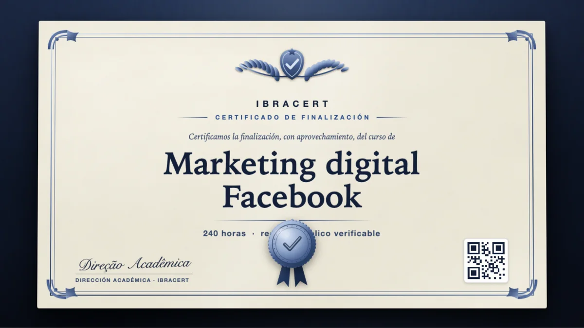 Portada del curso Marketing digital Facebook
