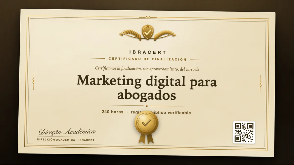 Portada del curso Marketing digital para abogados
