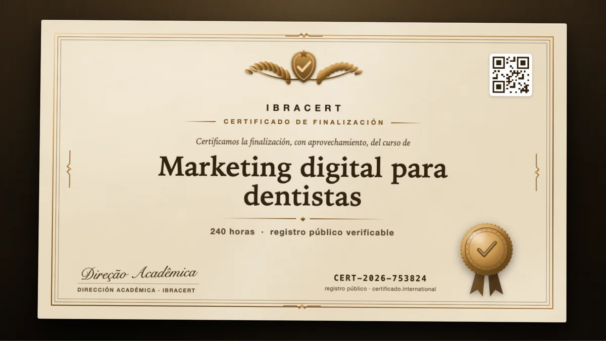 Portada del curso Marketing digital para dentistas