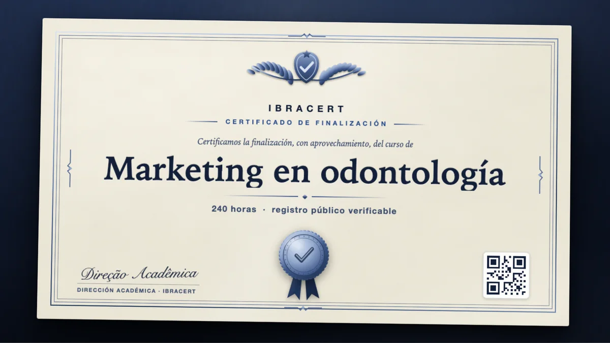Portada del curso Marketing en odontología