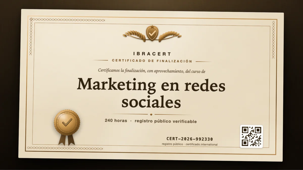 Portada del curso Marketing en redes sociales