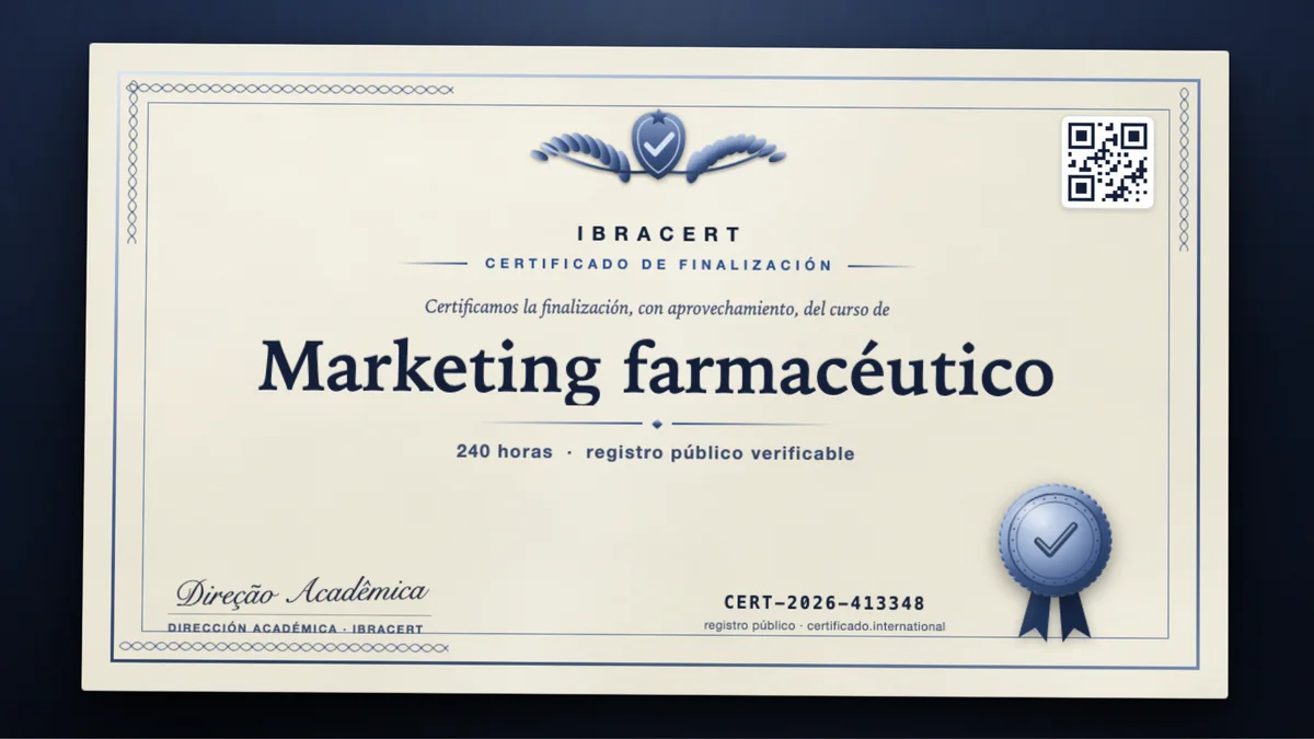 Portada del curso Marketing farmacéutico