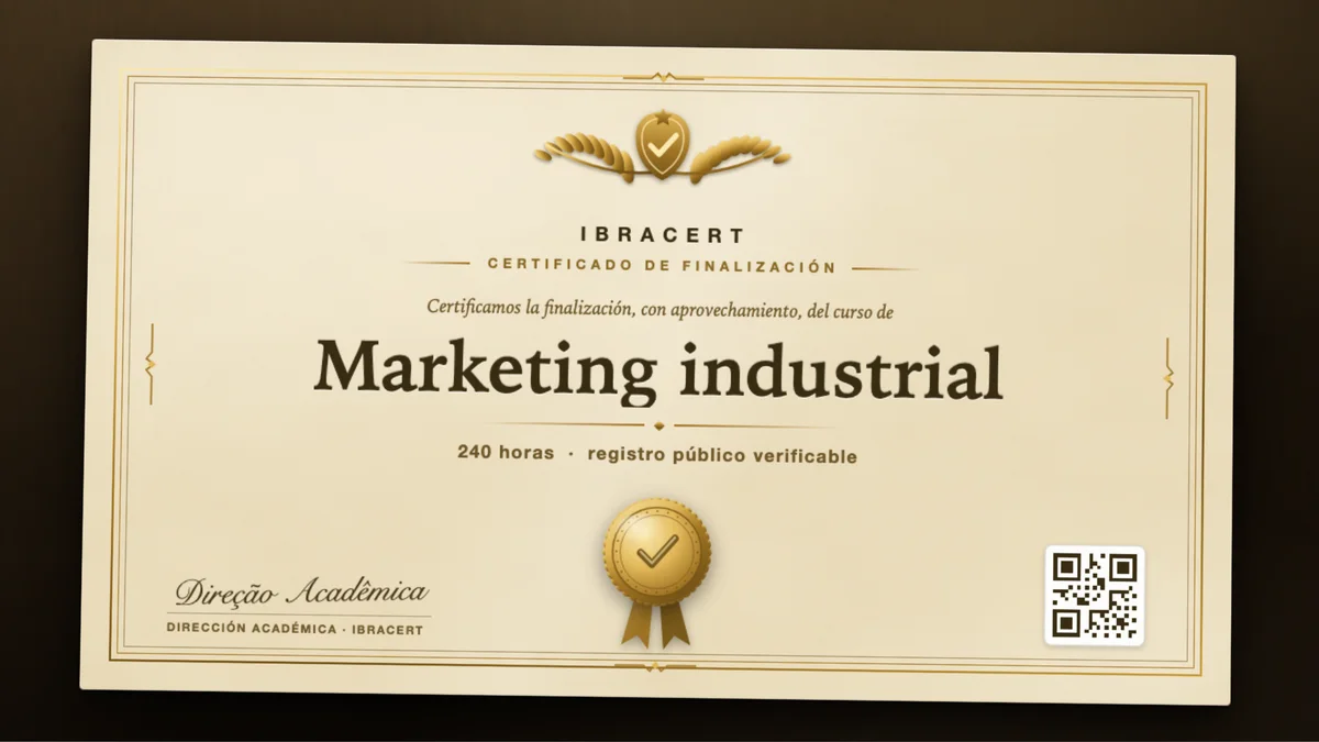 Portada del curso Marketing industrial