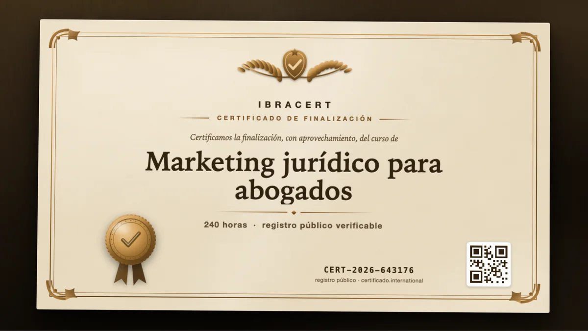 Portada del curso Marketing jurídico para abogados