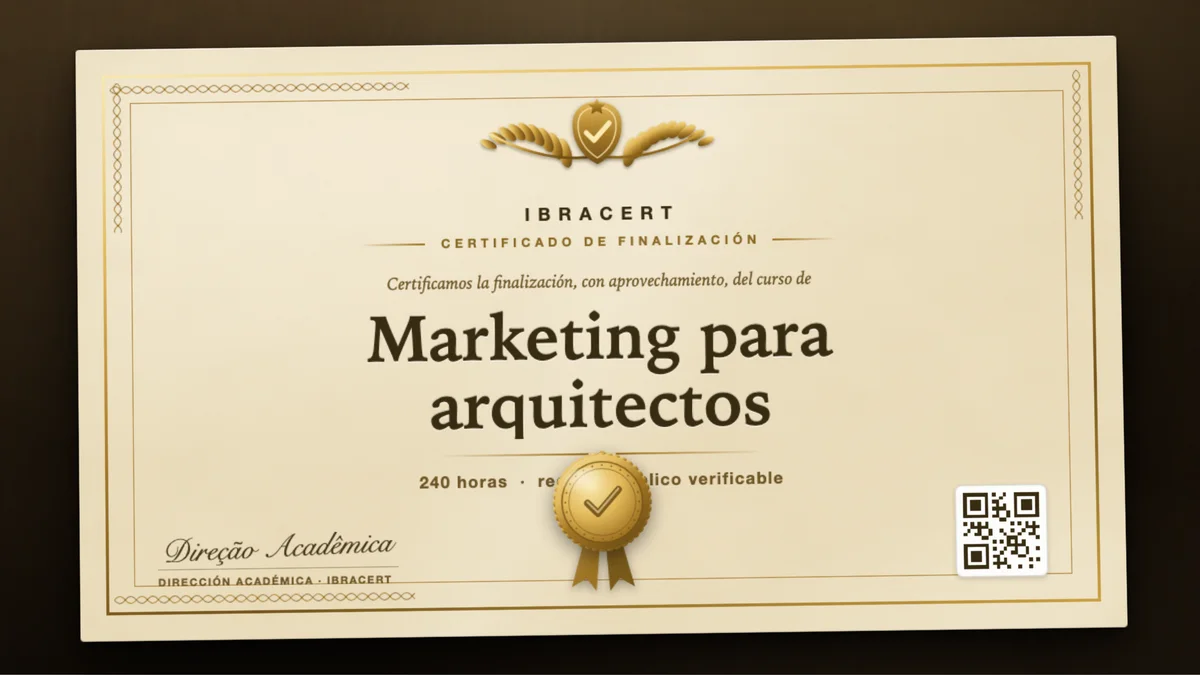 Portada del curso Marketing para arquitectos