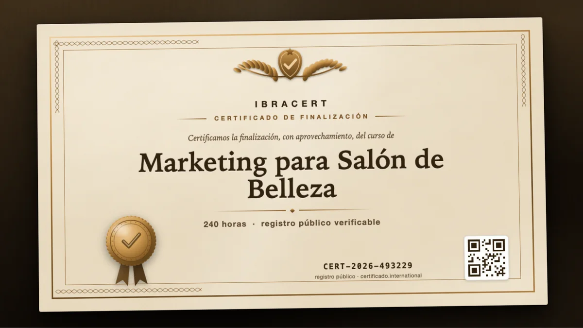 Portada del curso Marketing para Salón de Belleza
