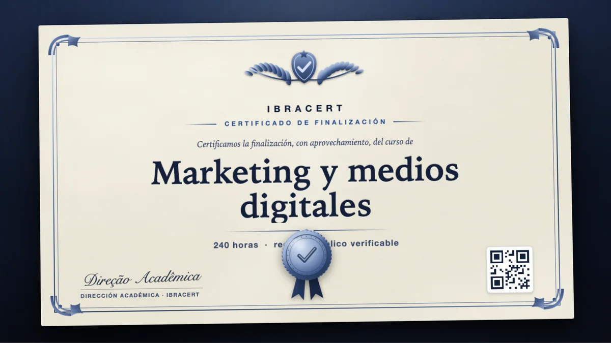 Portada del curso Marketing y medios digitales