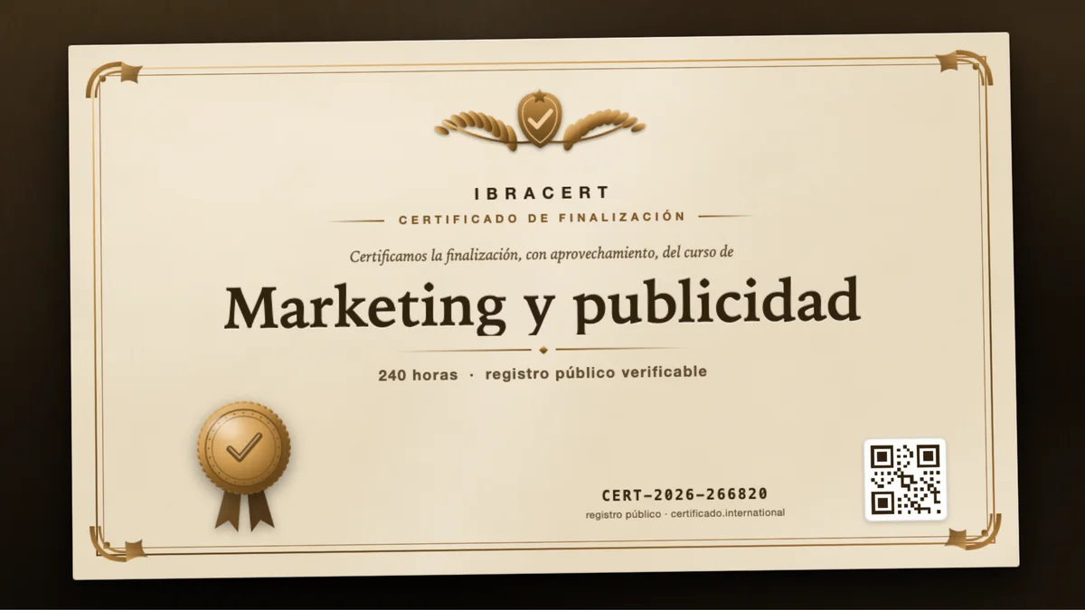 Portada del curso Marketing y publicidad