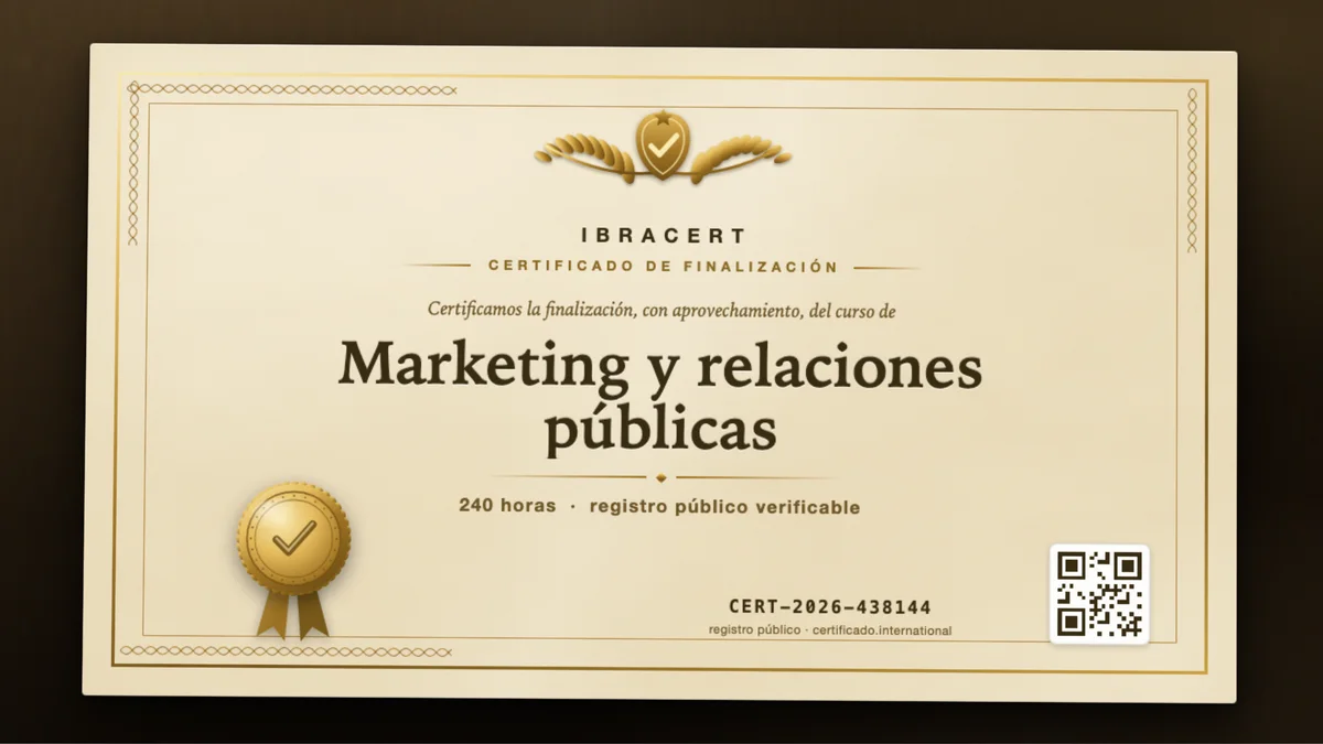 Portada del curso Marketing y relaciones públicas