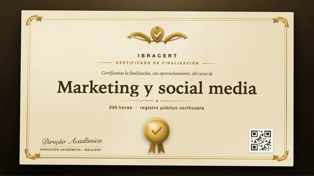 Portada del curso Marketing y social media