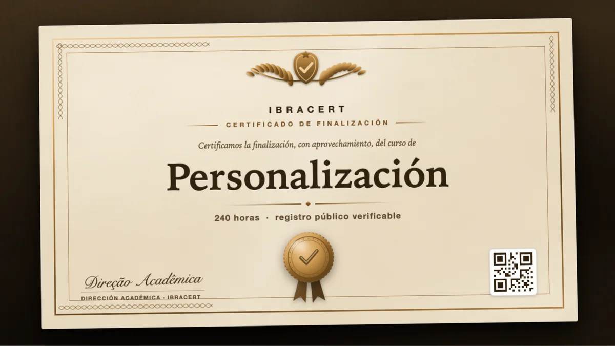 Portada del curso Personalización