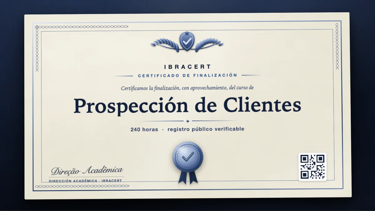 Portada del curso Prospección de Clientes
