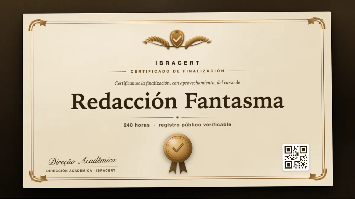 Portada del curso Redacción Fantasma